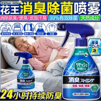 日本花王消臭除菌噴霧 370ml 除老人味 強效分解尿臭體臭便臭 99.9% 除菌 非香味掩蓋異味 添加天然綠茶萃取 適合長者護理、衣物、床品、沙發、室內空間 平行進口