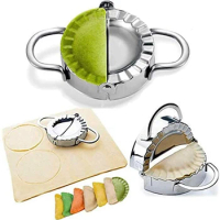 Dumpling Maker - Dumpling Press/Stainless Steel Empanada Press/Pie Ravioli Dumpling Wrappers Mold Kitchen Accessories