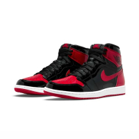 Nike Air Jordan 1代 OG 男鞋 Patent Bred 亮漆皮 經典黑紅配色 555088-063