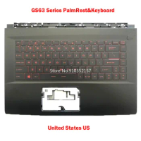 Laptop PalmRest&amp;Keyboard For MSI GF63 8RC 8RD GF63VR GF63 9SC 9RC 10UD 11UC MS-16R1 3076R1C212HG019 3076R1C214HG01 NO Touchpad