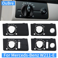 LHD Car Interior Accessories Headlight Lamp Switch Cover Trim For Mercedes Benz W211 E Class E200 E250 E320 E350 E550