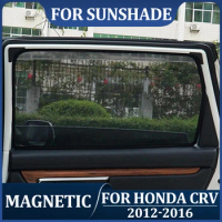 Magnetic Car Windows Sunshades For HONDA CRV 2012 2013 2014 Summer Passenger Side Windows Curtains Mesh For Honda CRV 2015 2016