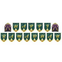 avita.id Bunting Flag Happy Ramadhan / Banner Flag Happy Ramadhan Warna Warni / Banner Flag Happy Ra