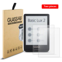 Tempered Glass Screen Protector for 6 inch Pocketbook eReader - HD tempered film/Easy Installation Anti Scratch Edition (2 Pack)