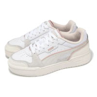 【PUMA】休閒鞋 CA Pro Lux III 男鞋 女鞋 白 灰 麂皮 厚底 復古 情侶鞋(395203-07)