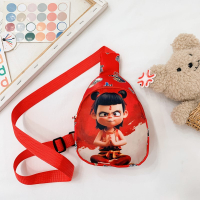 【现货2024新款】【小孩喜爱】新款儿童斜挎包超火哪吒可爱男童胸包女宝宝轻便卡通小背包零钱包