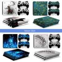 Skin Sticker for PS4 Pro, Vinyl Decal for PS4 Pro, Game Accessories Protective Wrap Cover for PS4 Pro Controller