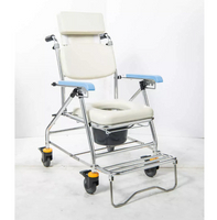 沐浴椅 洗澡椅 便器椅 均佳 JCS-306 便盆椅 不鏽鋼背可調收合洗澡