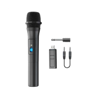 Wireless Microphone, Universal Handheld Karaoke Microphone Speaker for Singing, Karaoke, Speech, Wedding