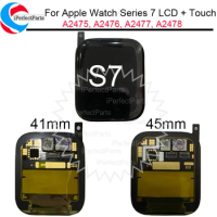 For Apple Watch SERIES 7 LCD Display Touch Screen Digitizer 41MM 45MM A2475, A2476, A2477, A2478 For iWatch S7 LCD