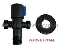 KERAN AIR SHOWER CABANG / STOP KRAN SHOWER CABANG / KERAN AIR CLOSET C hitam