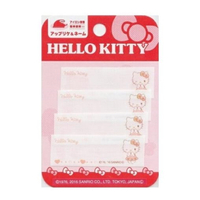 小禮堂 Hello Kitty 姓名燙布貼組4入組 (紅眨眼款) 4977576-810561