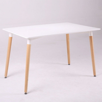北歐實木餐桌120x80x75cm