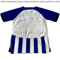 Jersey Baju Bola Brighton & Hove Albion Home Kit Kandang Biru Putih Liga Inggris Kelas 2 2023 2024 N