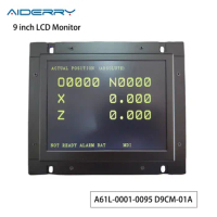 Aiderry A61L-0001-0095 D9CM-01A 9 Inch LCD Monitor Replacement CNC System CRT Display FANUC CNC System CRT Display High Quality