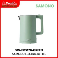 SAMONO Electric Kettle Teko Listrik 2 Liter Teko Pemanas Air SW-EKS17B-GREEN