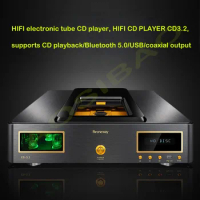 AIYIMA SMSL CD-3.2 HIFI Electronic tube CD player Transistor Top Push Cover Remote control Bluetooth USB Lossless Audio player