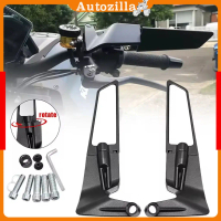【 】Large Size Side Mirror Winglet Y15 Y16 Ex5 LC135 RS150 NVX R15 R25 Rsx Wave Aluminum Modified Mot