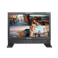 17.3 Inch Desview Professional Studio Video 3G SDI Monitor Quad Split Display for Broadcast TV and Camera