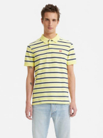 เสื้อโปโลผู้ชาย Housemark สี Barnicle Stripe Lemonade