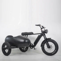 500w fat tire 3 wheel electric bike bicycle/ tricycle for adult with