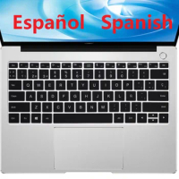 Spanish / english / Korean Silicone Keyboard Cover Protector skin for HUAWEI MateBook D 14 2020 MateBook 14 2021