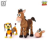 Herocross Disney Genuine Pixartoy Story Red Heart Horse Alloy Pvc Action Movable Hand Model Set Kids Christmas Toys Funny Gifts