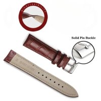 Universal Replacement Leather Watch Strap Leather Watchband for Men Women 12mm 14mm 16mm 18mm 19mm 20mm 21mm 22mm Watch Band