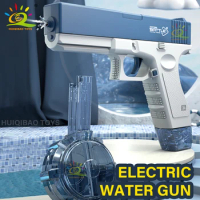 HUIQIBAO M1911 Electric Glock Water Toy Gun Toys Children Outdoor Beach Large-capacity Outdoor Fun Firing Swimming Pool Boys Toy