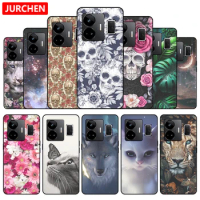 Silicone Case For OPPO Realme GT Neo 5 Custom Cartoon Cat Dogs Photo For Real me Realmi Relme GT Neo5 240W RMX3706 RMX3708 Cover