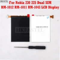 High Quality 225 230 LCD Screen For Nokia 230 225 Dual SIM RM-1012 RM-1011 RM-1043 LCD Display Digitizer Repair Replacement Part