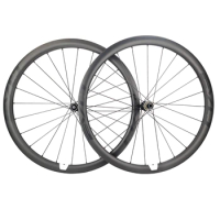 EVO 38mm depth road disc brake carbon wheels 25 width Tubeless cyclocross bike wheelset with center lock disc brake hubs
