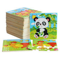 Wooden puzzle 9 Pieces Toys KIds Edication