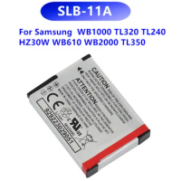 SLB-11A For SAMSUNG SLB11A New Replacement Battery For Samsung SLB 11A SLB11A CL65 CL80 HZ25W ST1000 ST5000 WB100 HZ35W