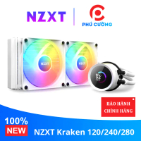 Tản Nhiệt Nước NZXT Kraken 120/240/280 RGB - Màn Hình LCD Tùy Biến, Chính Hãng Bảo Hành 6 Năm