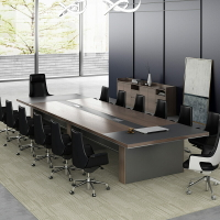 辦公會議桌長桌大型員工培訓桌長條桌會議室桌椅組合家具