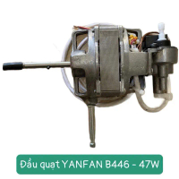 YANFAN Đầu Quạt B446 47W Dây Đồng Nguyên Chất Bảo Vệ Chống Cháy Quá Nhiệt An Toàn Độ Bền Cao Tụ Đề N