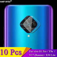 10Pcs For vivo V17 (Russia) / X50 Lite / S1 Pro / Y9S Rear Camera Lens Protective Protector Cover Soft Tempered Glass Film Guard