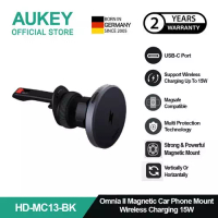Aukey AUKEY Magnetic Car Phone Mount Holder Wireless Charging 15W HD-MC13