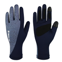 【WELL FIT】UVFIT 3D長版個性防曬手套-藍彩