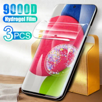 3Pcs Full Cover For Samsung A52s Protective Glass Hydrogel Film For Samsung A 52s A52 s SM-A528B/DS Glass Screen Protector Armor