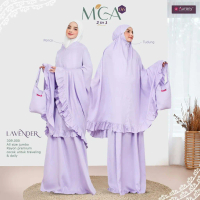 New Aurany Mukena Aurany MCA 06 MCA 6 Mukena Tudung Cap 2 In 1 Mukenah Punca Rayon super Premium