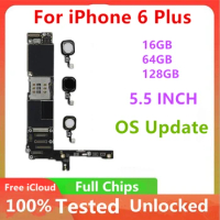 Unlocked motherboard for iphone 6 plus motherboard 16GB 64GB 128GB original Logic board without / with touch ID for iphone 6P