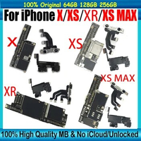 For iPhone X XR XS Max Motherboard With Face ID Full Chips Original Unlocked Logic Board For iPhone XR 64GB 128GB 256GB