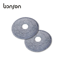 【bonson】奈米纖維拖把布圓形-兩入