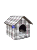Pet Bed ที่นอนสัตว์เลี้ยง รุ่นบ้าน สีเทา