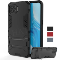 For Oppo F17 Pro Case Cover For Oppo F11 F15 F9 F1S TPU Bumper Robot Holder Stand Shockproof Armor Phone Case For Oppo F17 Pro