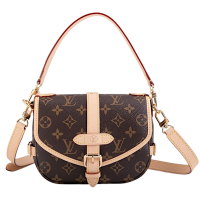 LV Louis Vuitton路易威登Saumur BB M46740馬鞍兩用包(棕色)