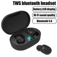 TWS E6S Fone Bluetooth Earphones Wireless Headphones LED Display Noise Cancelling Earbuds with Mic Wireless Bluetooth Headsets