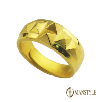MANSTYLE 凱旋 黃金戒指 (約2.65錢)